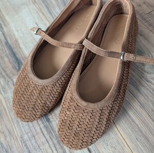 Topshop Woven Flats